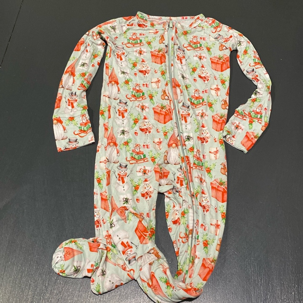Lev Baby Christmas Poppy Convertible Romper - 18-24 months